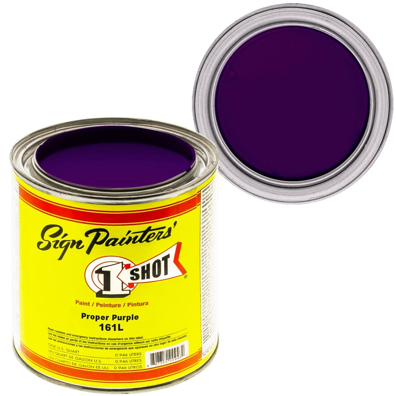 Proper Purple Pinstriping Lettering Enamel Paint, 1 Quart